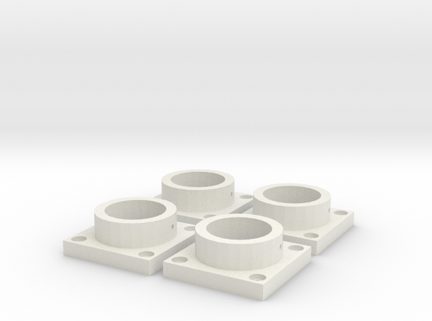 MPConnector - Connector Feet 4 pack in White Natural Versatile Plastic