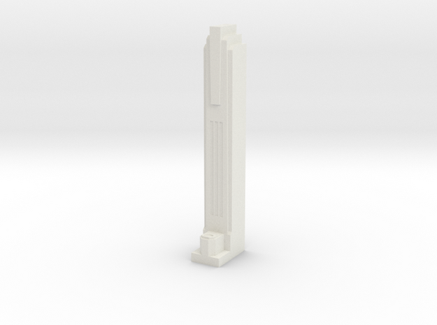 Triple Underpass Walkway Pillar in White Natural Versatile Plastic