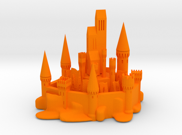 CITY OF WATERGUARD in Orange Processed Versatile Plastic