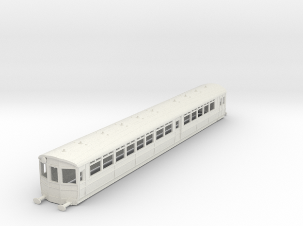 o-76-gwr-diag-u-trailer-coach1 in White Natural Versatile Plastic