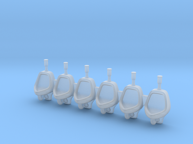 Urinal 01.HO Scale (1:87) in Tan Fine Detail Plastic