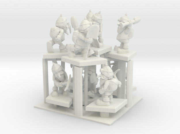 SHAFTED: Wealthy White Gnomes Plastic in White Natural Versatile Plastic
