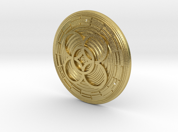 African Talisman for Extravagance in Natural Brass