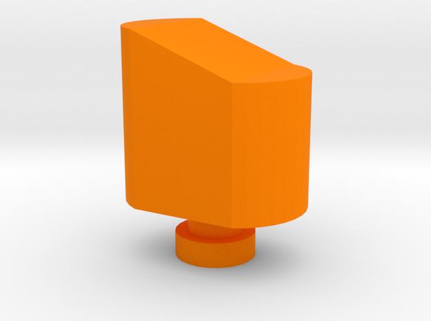 Airsoft Magazine Feeder Head in Orange Processed Versatile Plastic