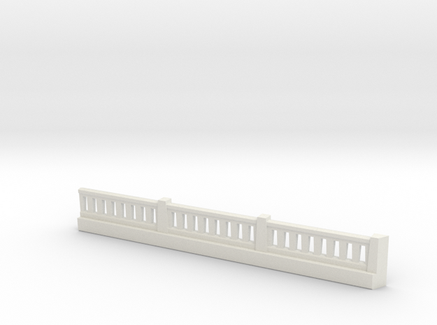 Triple Undepass SE Wing Wall Complex in White Natural Versatile Plastic