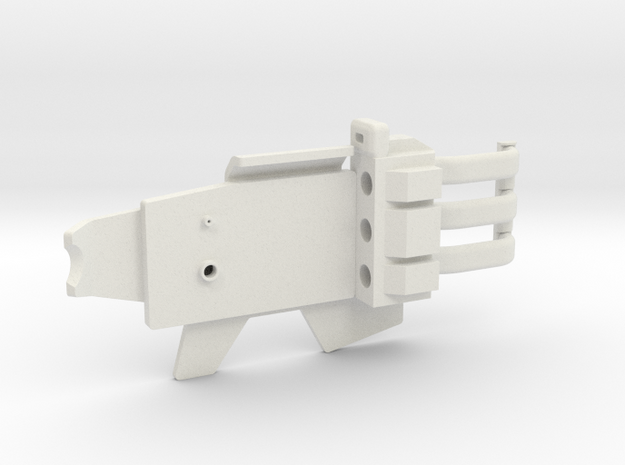 ESB FT Back Plate & Wire Assembly in White Natural Versatile Plastic