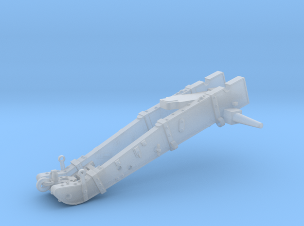 W01,1 12pdr Gun carriage in Smooth Fine Detail Plastic