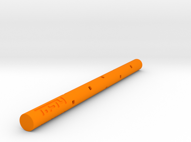 Adapter: Pilot G2 to FriXion Multipen in Orange Processed Versatile Plastic