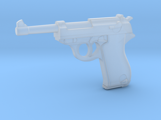 Walther P38 (1:18 scale) in Smooth Fine Detail Plastic: 1:18
