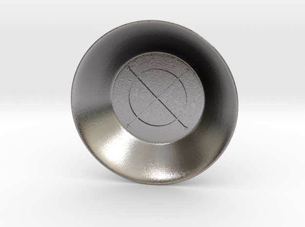 Seal of Jupiter Charging Bowl (small) in Polished Nickel Steel
