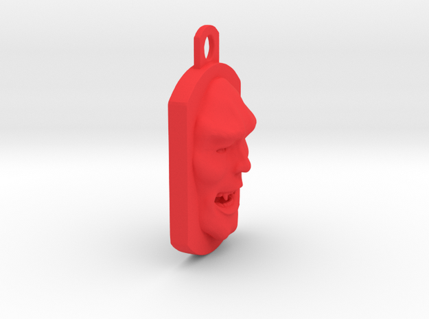 Immortal Torment KeyChain  in Red Processed Versatile Plastic: Small