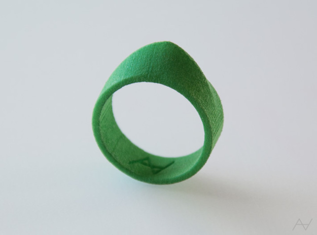 Climax Ring in Green Processed Versatile Plastic: 8.5 / 58