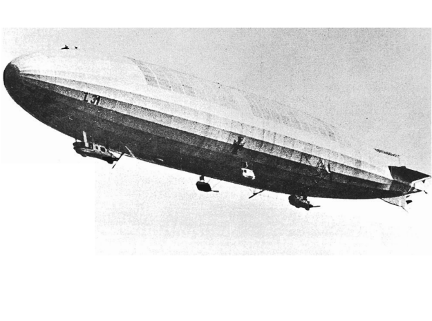 Zeppelin R-Type 1/1250 scale (SLS)  in White Natural Versatile Plastic