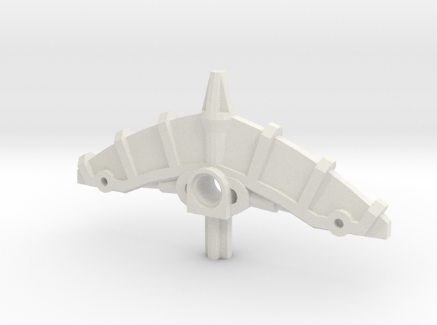 Bionicle weapon (Kongu, set form) in White Natural Versatile Plastic