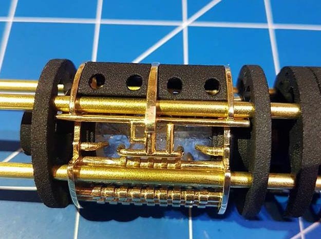 The Destroyer Chassis Chamber in Polished Brass