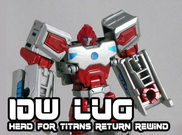 Lug Head for Titans Return Rewind in Smooth Fine Detail Plastic