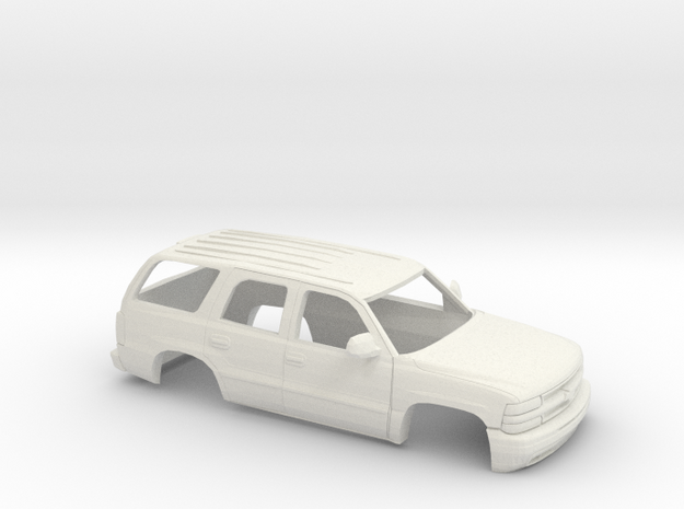1/35 2000 Chevrolet Tahoe Shell in White Natural Versatile Plastic