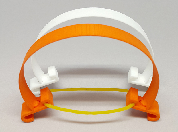 violin bowing corrector in Orange Processed Versatile Plastic