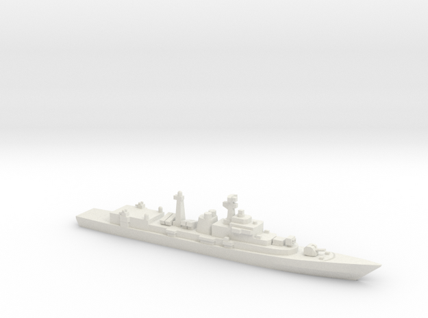 Type 052 Destroyer, 1/1250 in White Natural Versatile Plastic