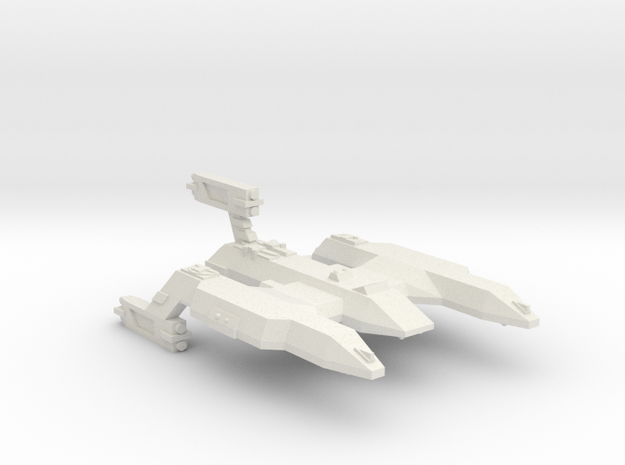 3788 Scale Lyran Wildcat Battlecruiser (BC) CVN in White Natural Versatile Plastic