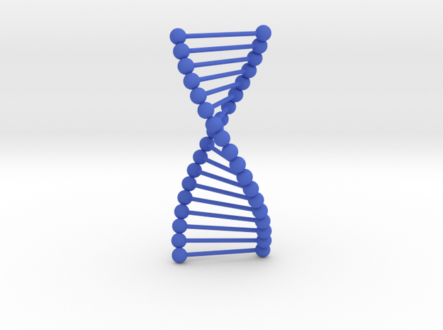 DNA in Blue Processed Versatile Plastic