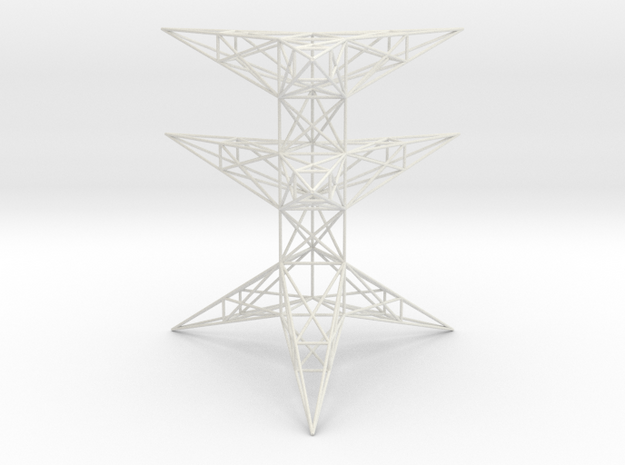 Pylon Accessories Stand Tower 2 in White Natural Versatile Plastic