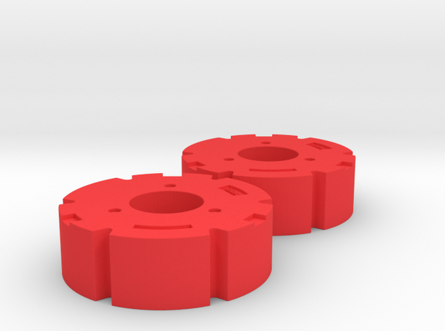 1:32 Fendt 1000 Radgewichte in Red Processed Versatile Plastic: 1:32