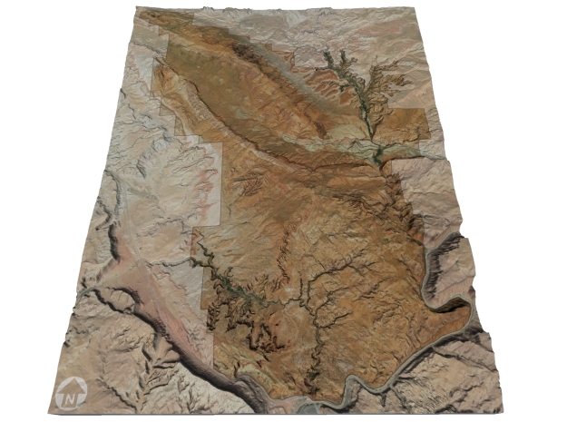 Arches National Park Map: 8.5"x11" in Full Color Sandstone