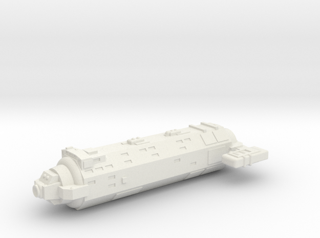Omni Scale General Small Auxiliary Cruiser SRZ in White Natural Versatile Plastic
