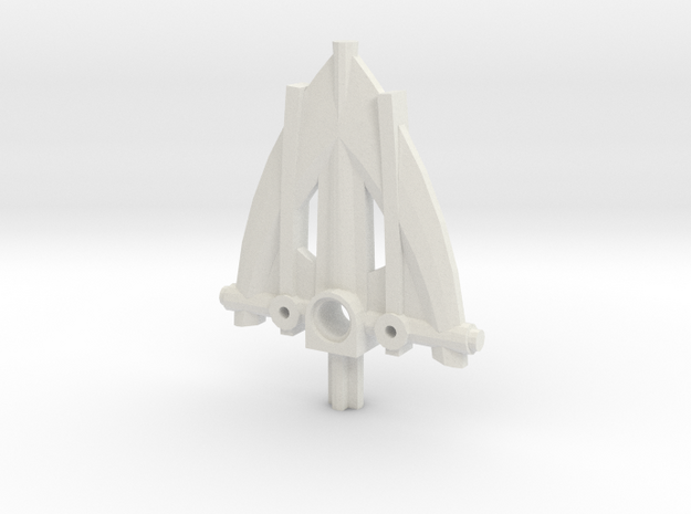 Bionicle weapon (Hahli, set form) in White Natural Versatile Plastic