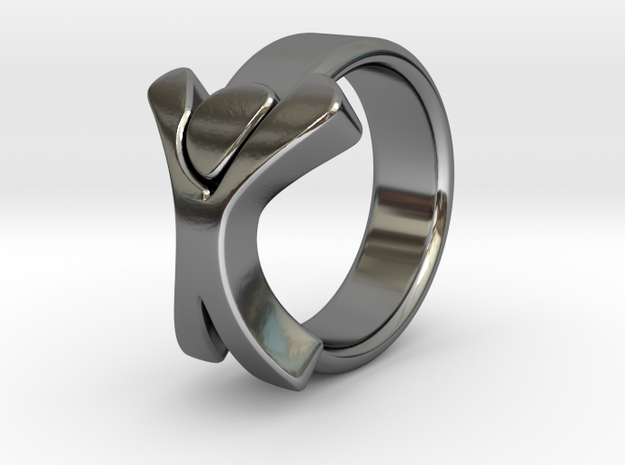 SCOOR!_Ring_18.94mm_x_2mm_x_7mm in Fine Detail Polished Silver