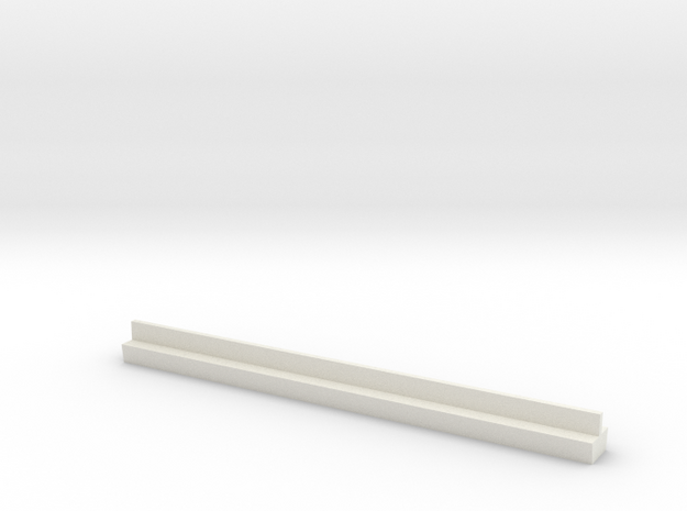 Profil 100mm Waggon-Sitzbank doppelt niedrig WSF 1 in White Natural Versatile Plastic