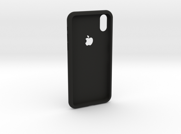iphoneX case in Black Natural Versatile Plastic