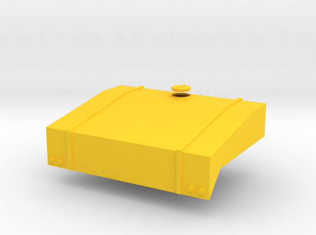 1:32 Flüssigdüngertank groß in Yellow Processed Versatile Plastic: 1:32