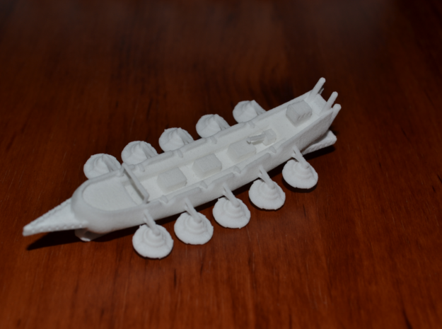 Flying Galleon (Production Version) in White Natural Versatile Plastic: 1:700