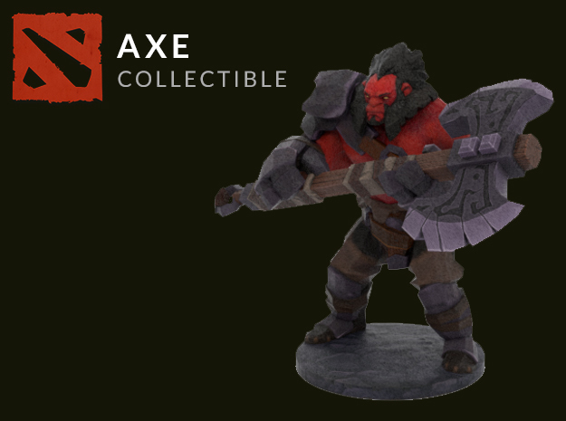 Axe in Full Color Sandstone: Extra Small