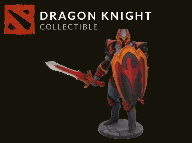 Dragon-Knight in Full Color Sandstone