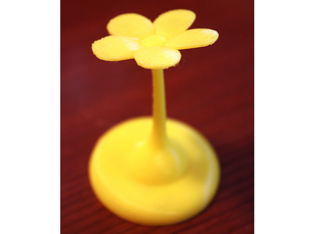 Planted Pikmin (Flower) in Yellow Processed Versatile Plastic