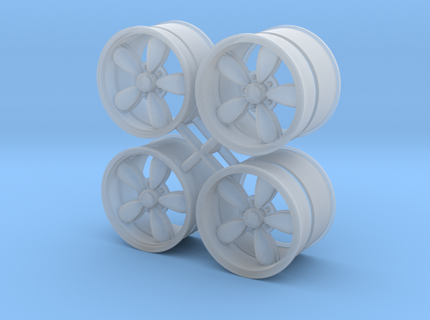 A/R 1/24 200S wheel set 15 inch in Smooth Fine Detail Plastic
