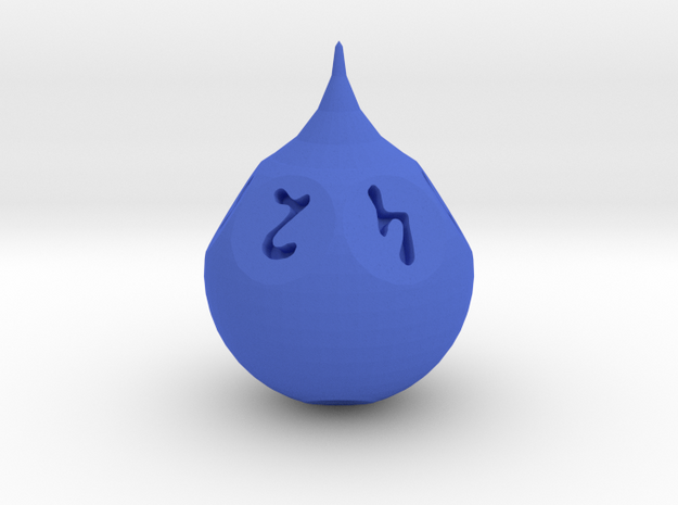Droplet D6 in Blue Processed Versatile Plastic