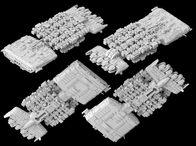 (Armada) Baleen Heavy Freighter "Eravana" in White Natural Versatile Plastic