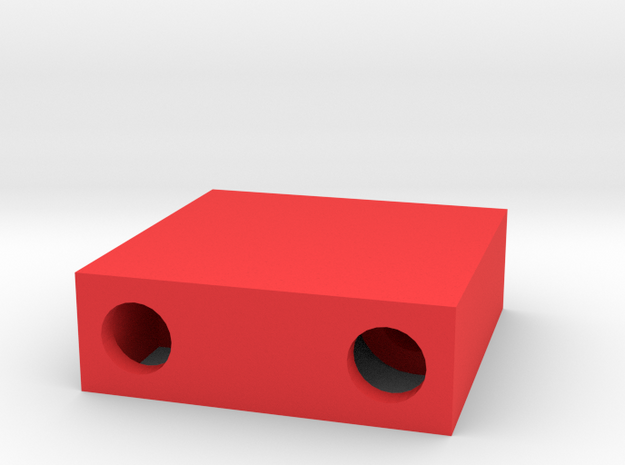 Stage - Pre-Stage Beam Box for Drag Racing 1/24 in Red Processed Versatile Plastic