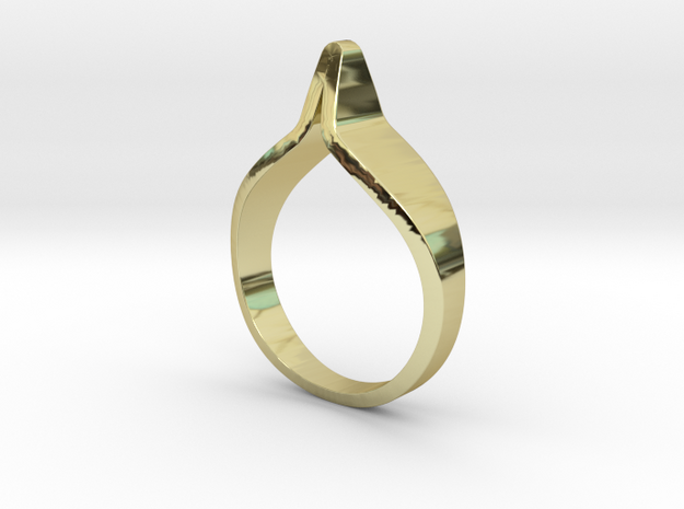 YOUNIVERSAL ZENITH Z.01, US size 7, ring d=17,3mm( in 18k Gold Plated Brass: 7 / 54