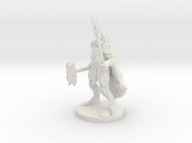 Heavy Fighter/Mage in White Natural Versatile Plastic