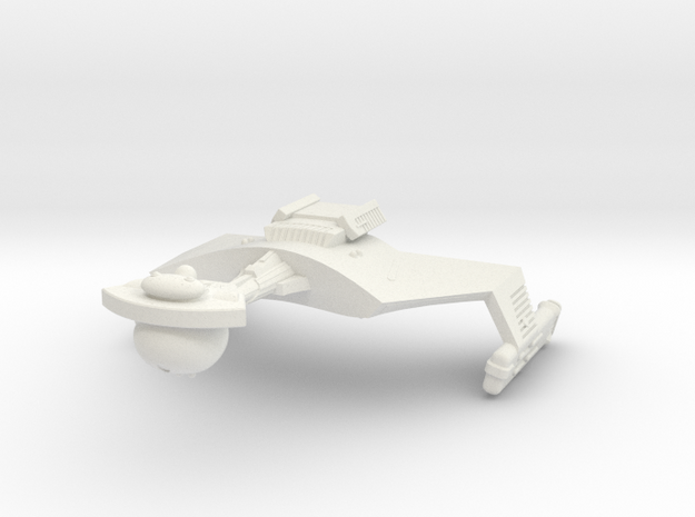 3125 Scale Klingon SD7B Unrefitted Strike Cruiser in White Natural Versatile Plastic
