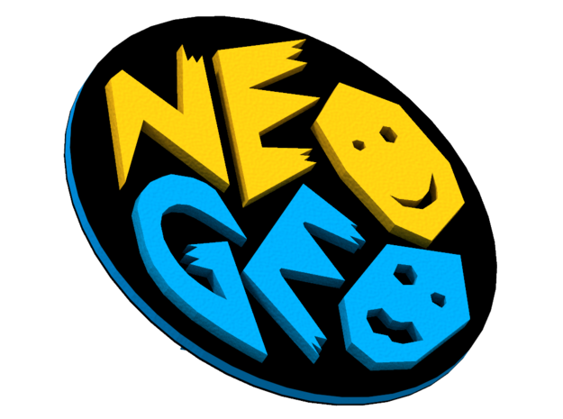 Logo NeoGeo in Full Color Sandstone