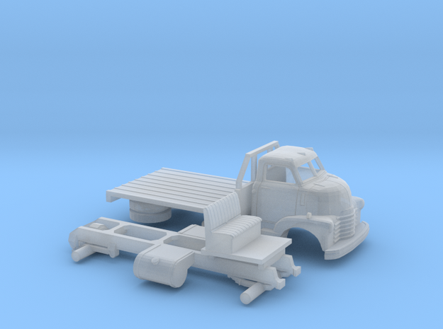 1/120 1949 Chevy COE Flatbed in Smooth Fine Detail Plastic