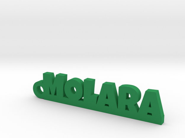 MOLARA_keychain_Lucky in Green Processed Versatile Plastic