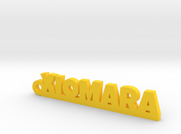 XIOMARA_keychain_Lucky in Yellow Processed Versatile Plastic