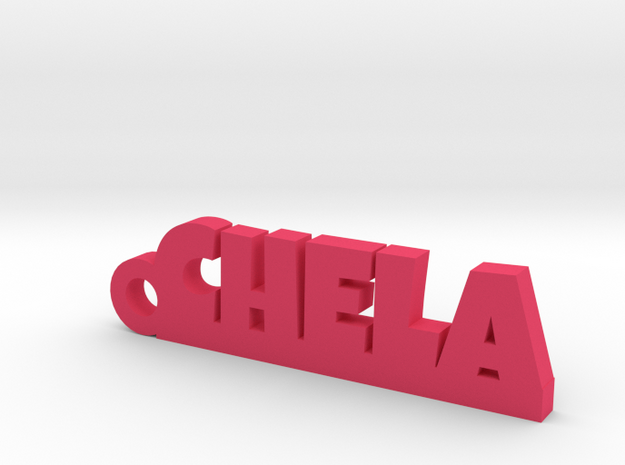 CHELA_keychain_Lucky in Pink Processed Versatile Plastic